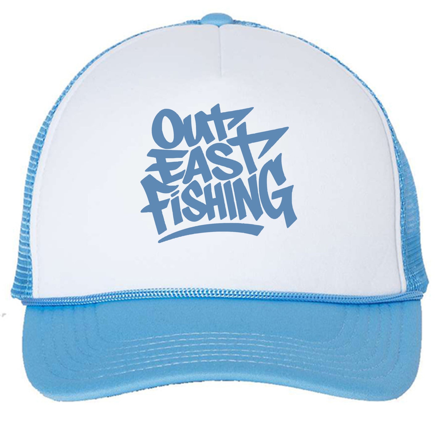 White/ Baby Blue - FRONT