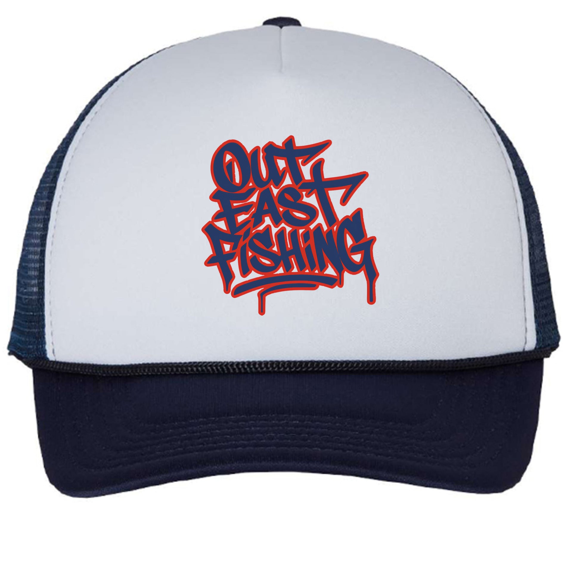 White/ Navy - FRONT