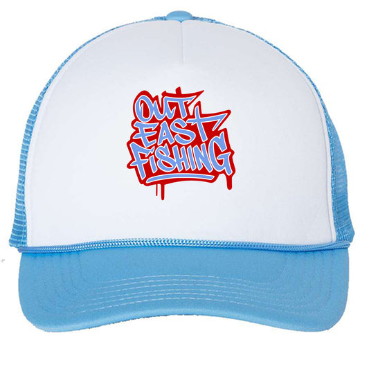 White/ Baby Blue - FRONT